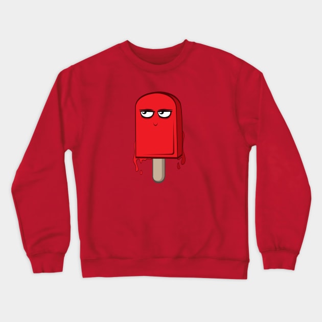 Red Ice Cream Crewneck Sweatshirt by Namarqueza